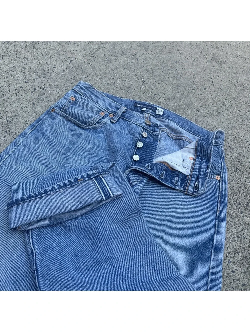 Levi’s Made & Crafted 501 Big E Jeans Mens 31x32 Selvedge 1980’s Medium Wash